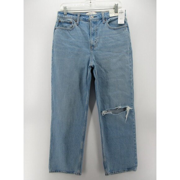 Abercrombie & Fitch Jeans 8 The Vintage Straight High Rise 29 NEW - Picture 1 of 13